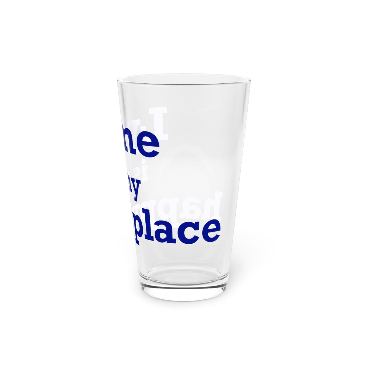 Lyme is My Happy Place Pint Glass, 16oz