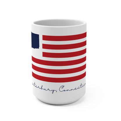 Canterbury Connecticut Flag Mug 15oz