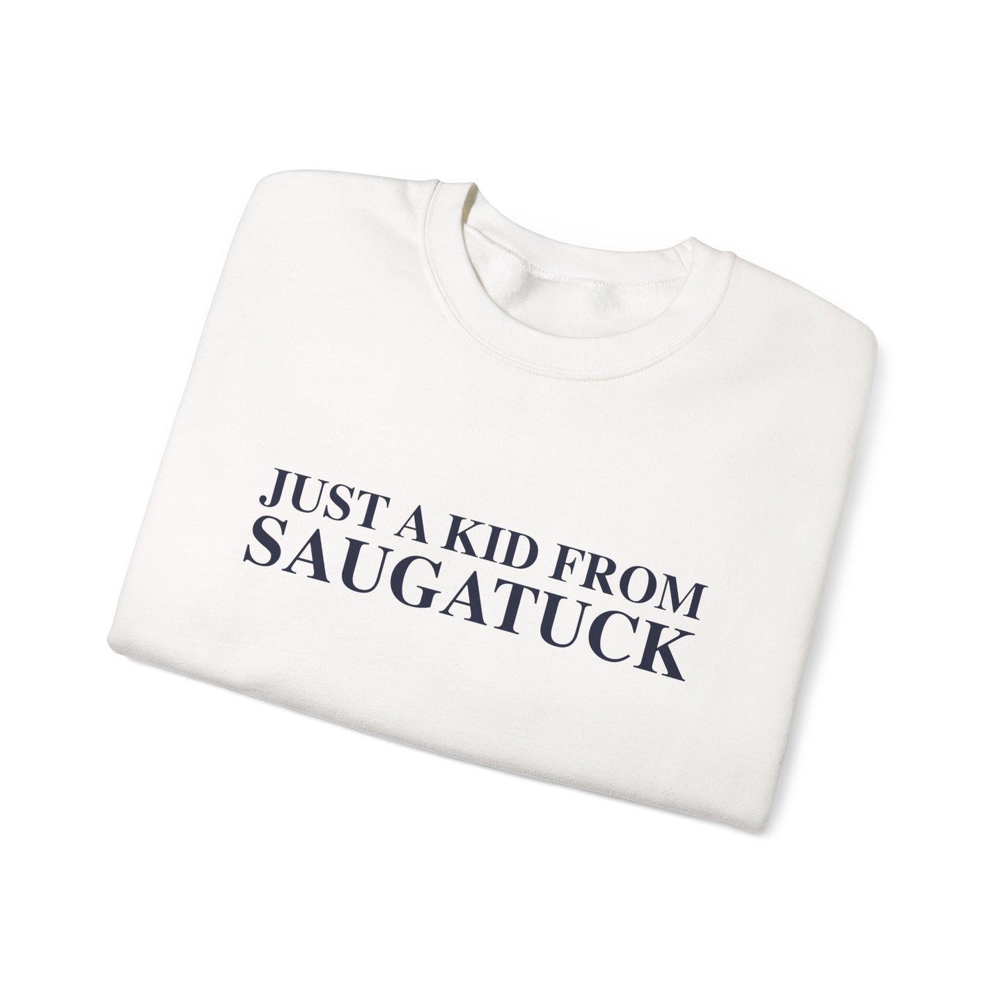 Just a kid from Saugatuck Unisex Heavy Blend™ Crewneck Sweatshirt