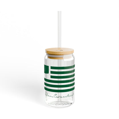 Salem Connecticut St. Patrick’s Day Flag Sipper Glass, 16oz