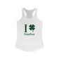 I Clover Pomfret Women's Ideal Racerback Tank Top