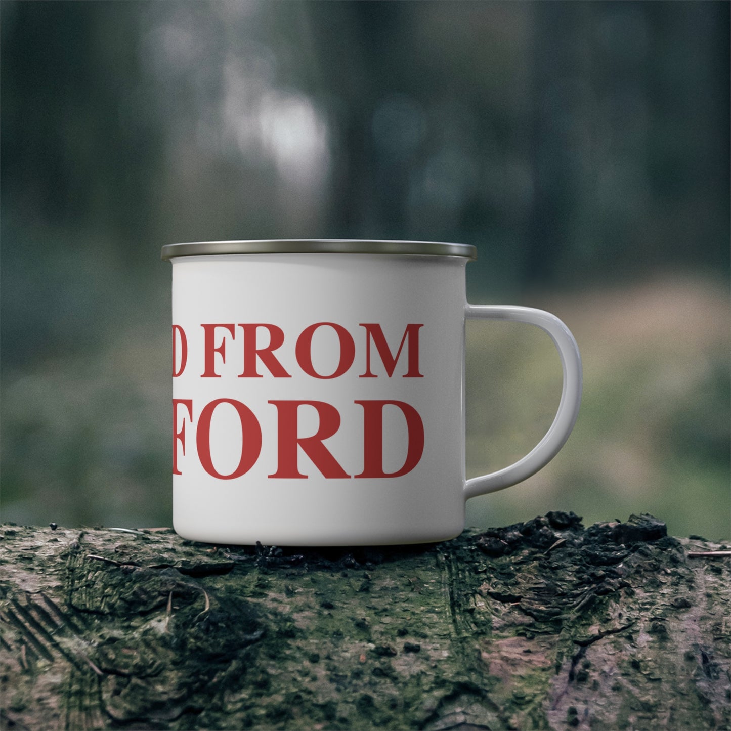 Just a kid from Stratford Enamel Camping Mug