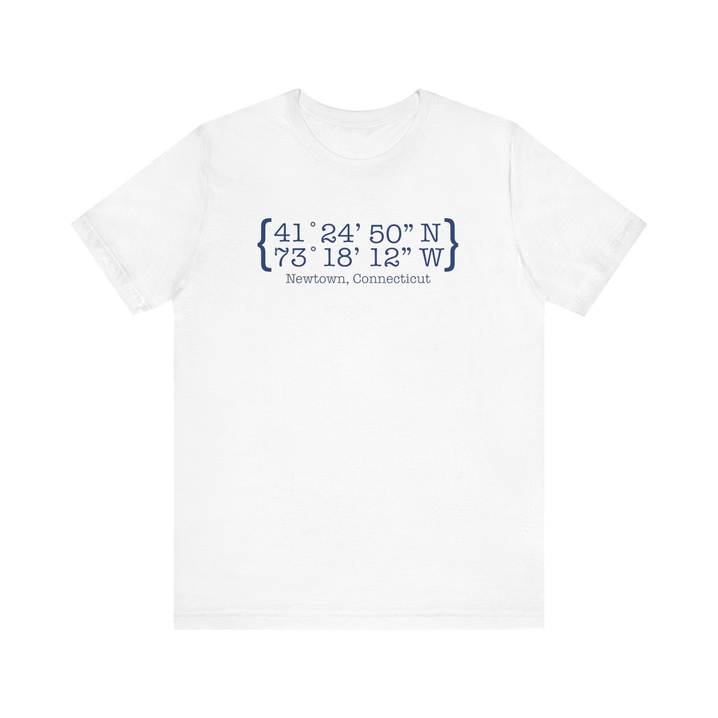 Newtown Coordinates Unisex Jersey Short Sleeve T-Shirt