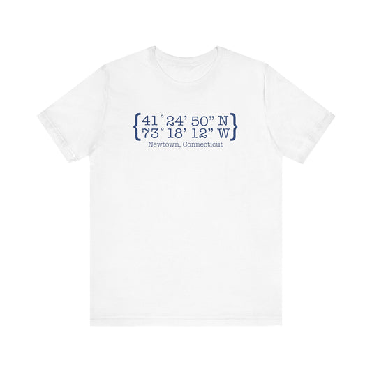 Newtown Coordinates Unisex Jersey Short Sleeve T-Shirt