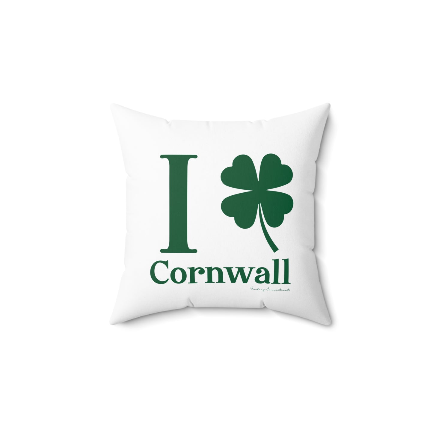 I Clover Cornwall Spun Polyester Square Pillow