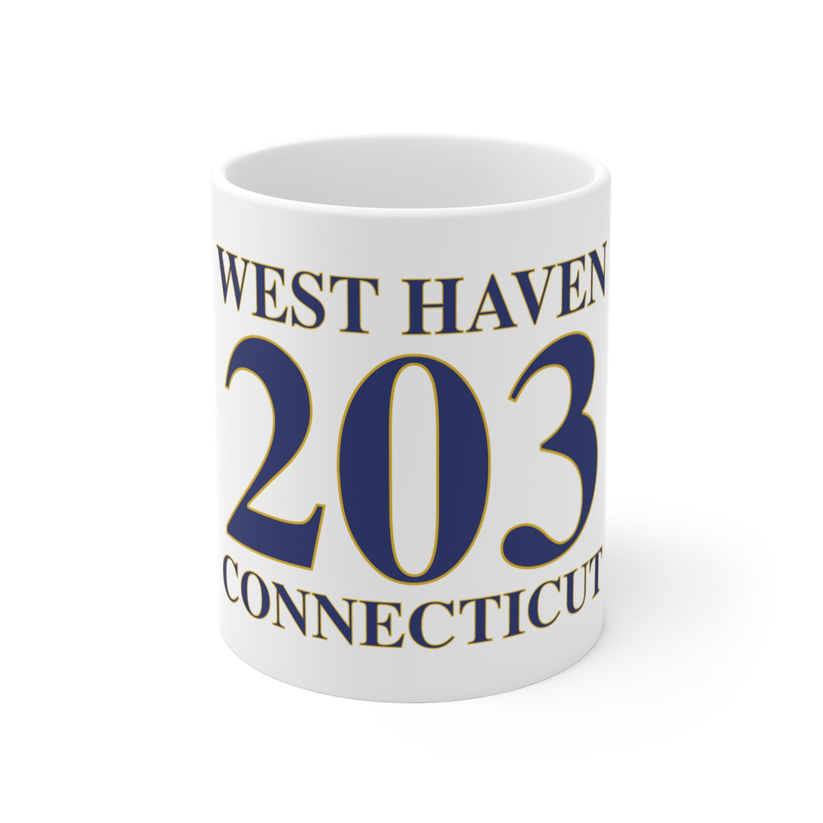West Haven 203 Connecticut Mug 11oz