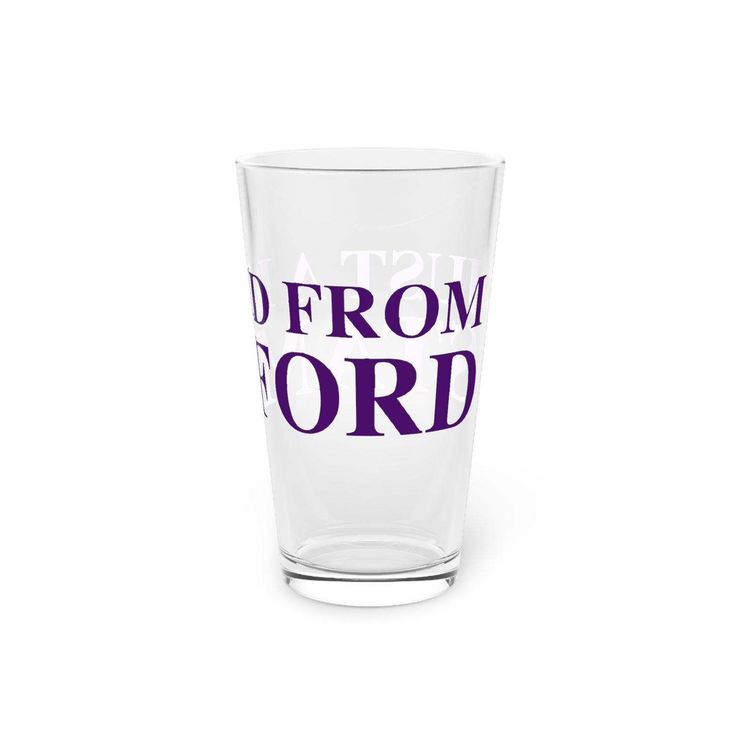 Just a kid from Stamford Pint Glass, 16oz