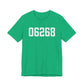 06268 Storrs CT Zip Code Unisex Jersey Short Sleeve T-Shirt