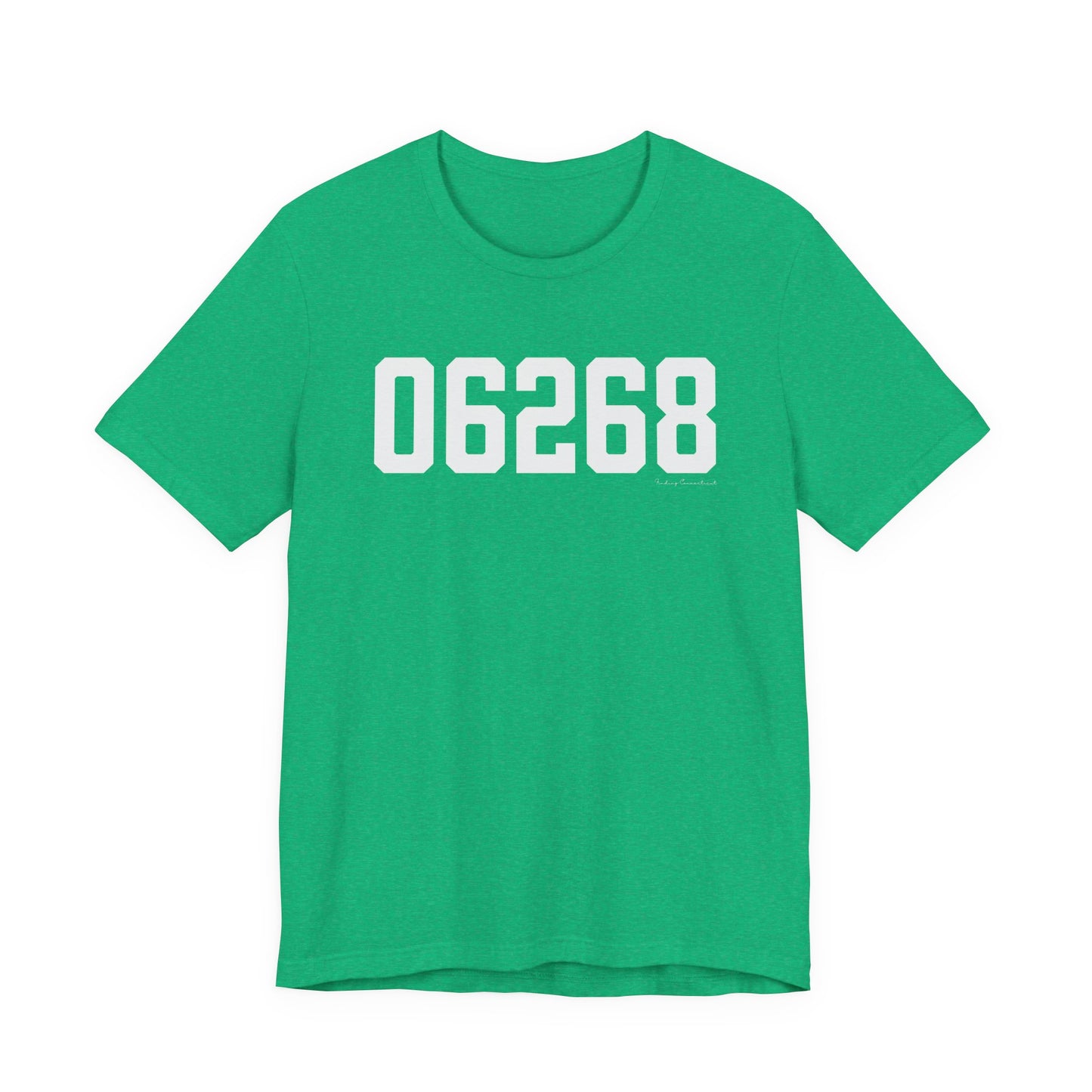 06268 Storrs CT Zip Code Unisex Jersey Short Sleeve T-Shirt