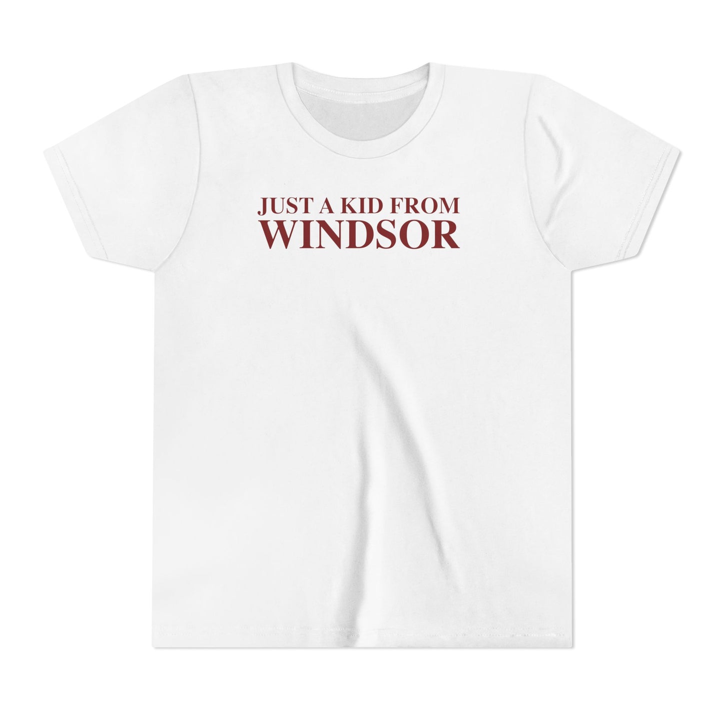 Just a kid from Windsor Youth Short Sleeve T-Shirt