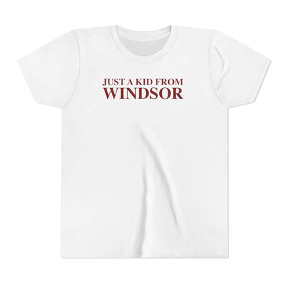 Just a kid from Windsor Youth Short Sleeve T-Shirt