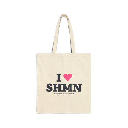 I Heart SHMN Cotton Canvas Tote Bag