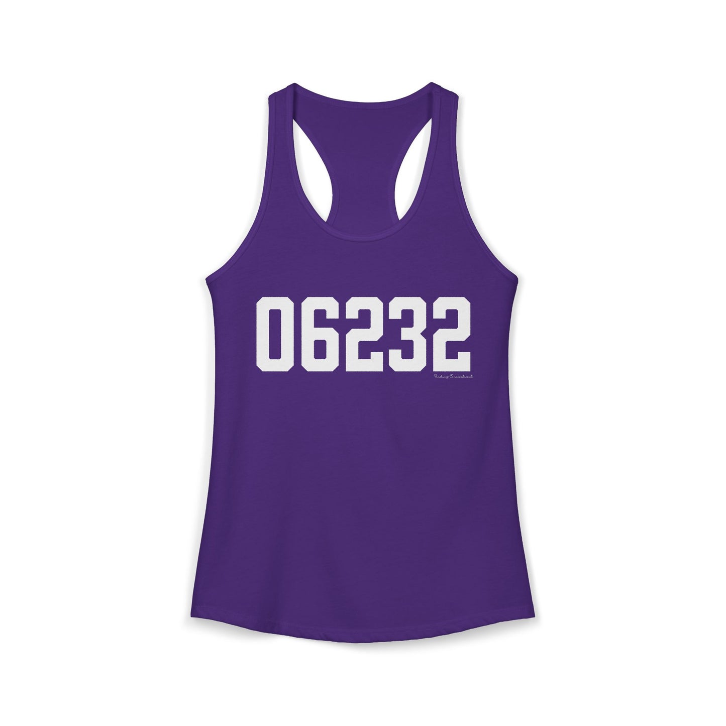 06232 Andover CT Zip Code Women's Ideal Racerback Tank Top
