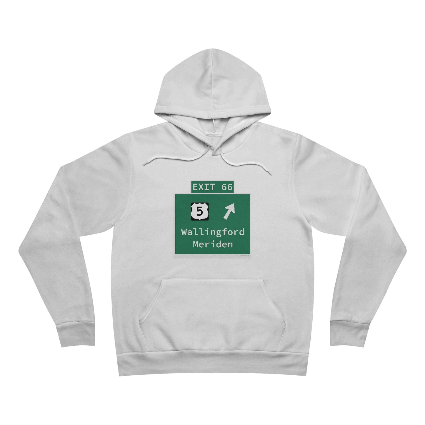 Vintage WCP Exit 66 Sign Unisex Sponge Fleece Pullover Hoodie