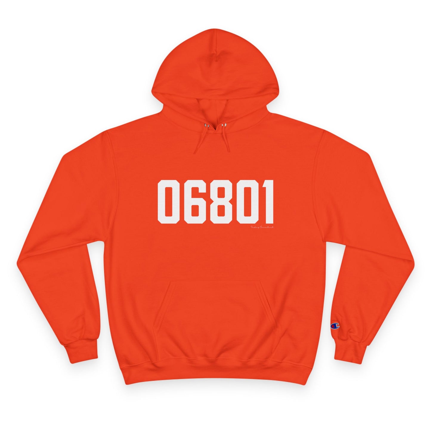 06801 Bethel CT Zip Code Champion Hoodie