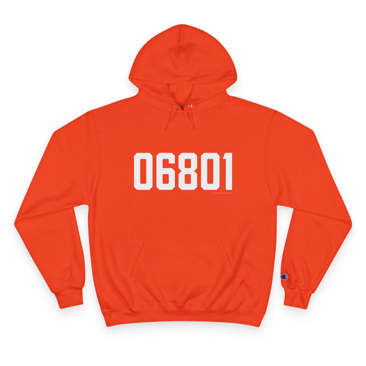 06801 Bethel CT Zip Code Champion Hoodie