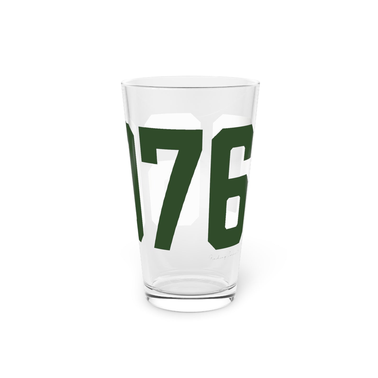 06076 Union Connecticut Zip Code Pint Glass, 16oz