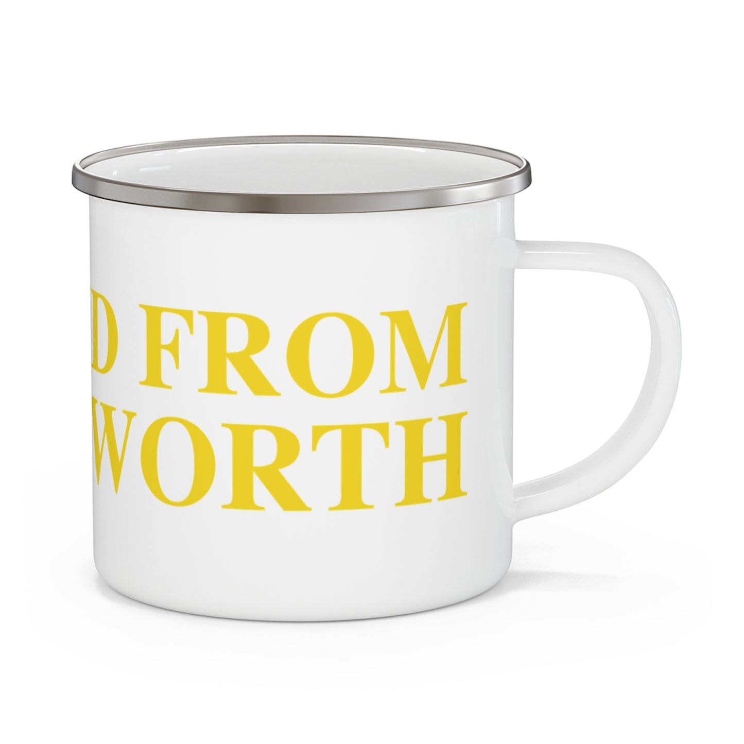 Just a kid from Killingworth Enamel Camping Mug