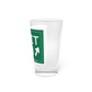 Vintage Exit 39B Merritt Parkway Sign Pint Glass, 16oz