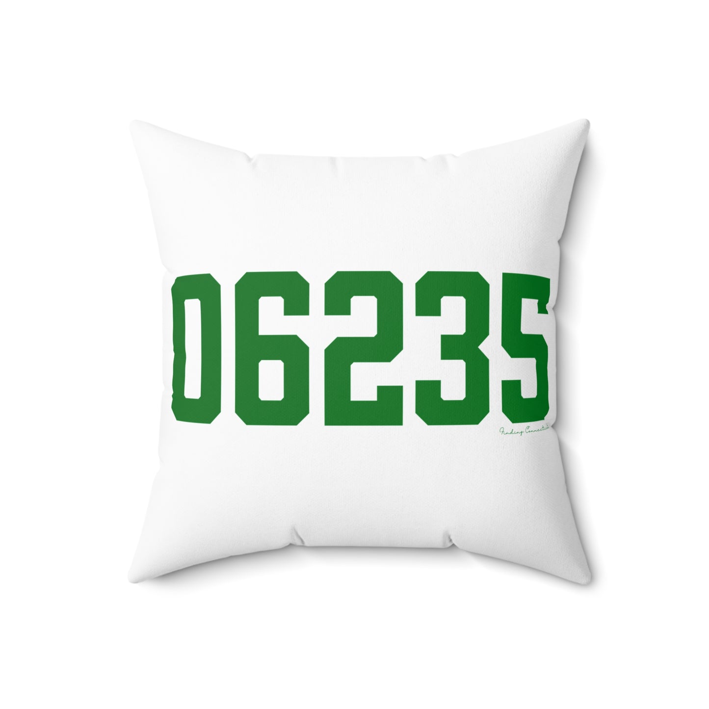 06235 Chaplin Connecticut Zip Code Spun Polyester Square Pillow