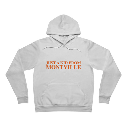 Just a kid from Montville Unisex Sponge Fleece Pullover Hoodie