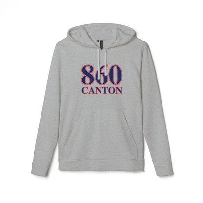 860 Canton Red White & Blue adidas Unisex Fleece Hoodie