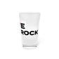 Love Black Rock Pint Glass, 16oz