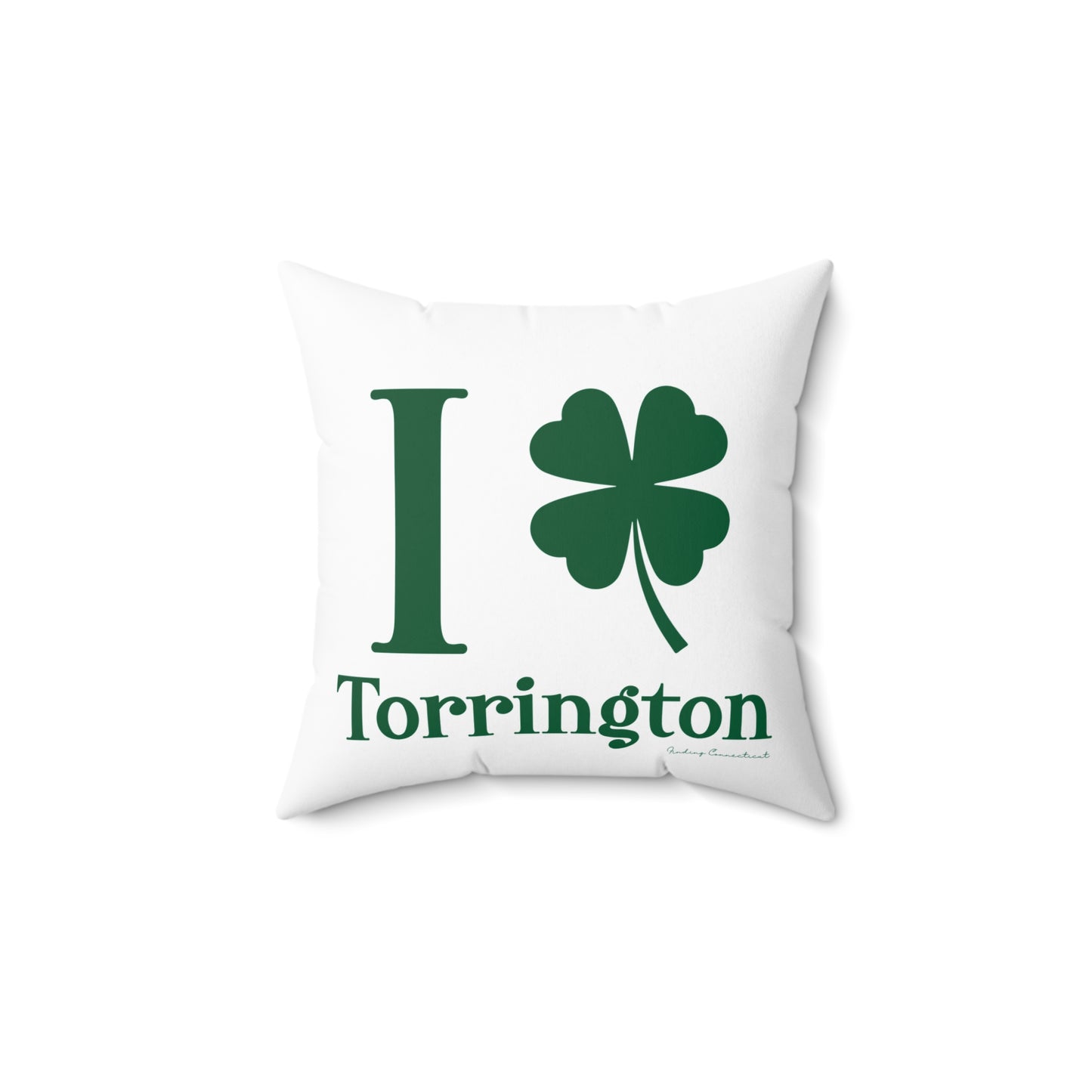 I Clover Torrington Spun Polyester Square Pillow