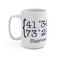 Sherman Coordinates Mug 15oz