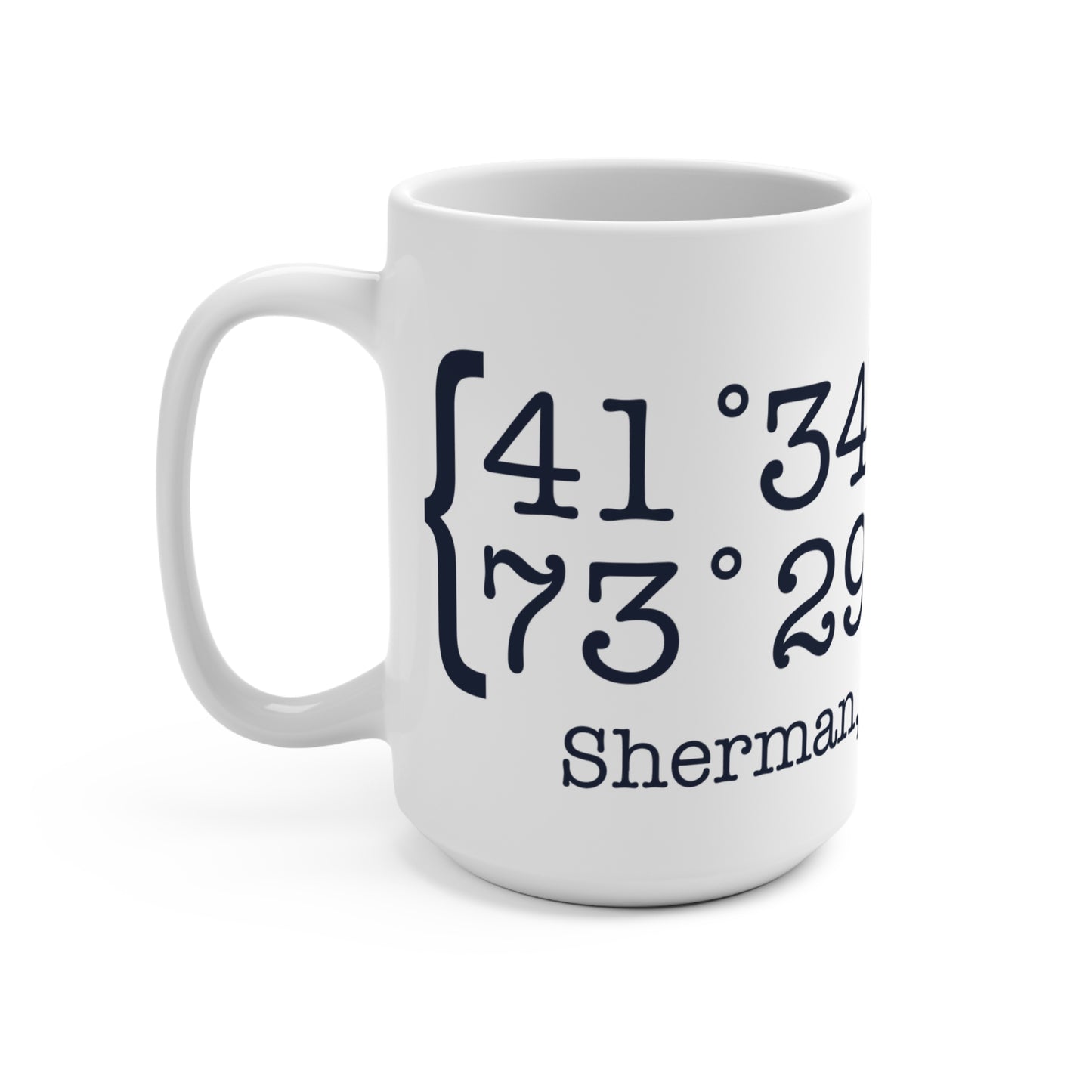 Sherman Coordinates Mug 15oz