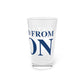 Just a kid from Avon Pint Glass, 16oz