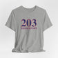 203 Bridgeport Red, White & Blue Unisex Jersey Short Sleeve T-Shirt