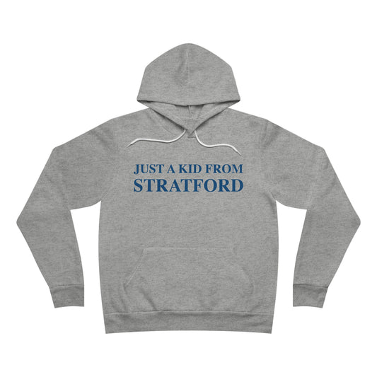 Just a kid from Stratford Unisex Sponge Fleece Pullover Hoodie