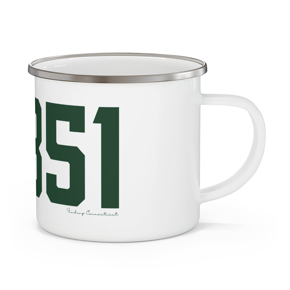 06351 Griswold Connecticut Zip Code  Enamel Camping Mug