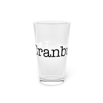 I Heart Cranbury. Pint Glass, 16oz