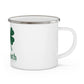 I Clover Plymouth Enamel Camping Mug