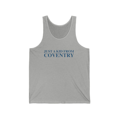 Just a kid from Coventry Unisex Jersey Tank Top