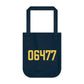 06477 Orange Connecticut  Zip Code Organic Canvas Tote Bag