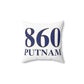 860 Putnam Spun Polyester Square Pillow