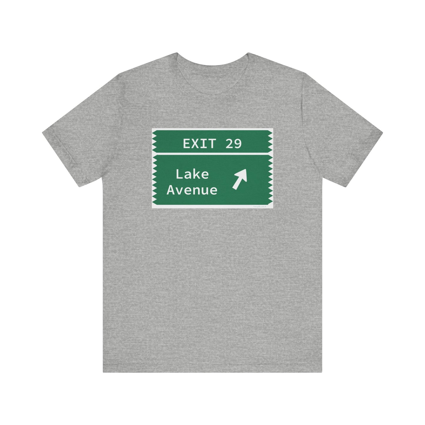 Vintage Merritt Parkway Exit 29 Sign Unisex Jersey Short Sleeve T-Shirt