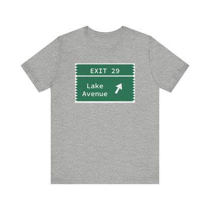 Vintage Merritt Parkway Exit 29 Sign Unisex Jersey Short Sleeve T-Shirt