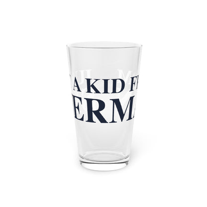 Just a kid from Sherman Pint Glass, 16oz