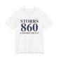 Storrs 860 Connecticut Unisex Jersey Short Sleeve T-Shirt