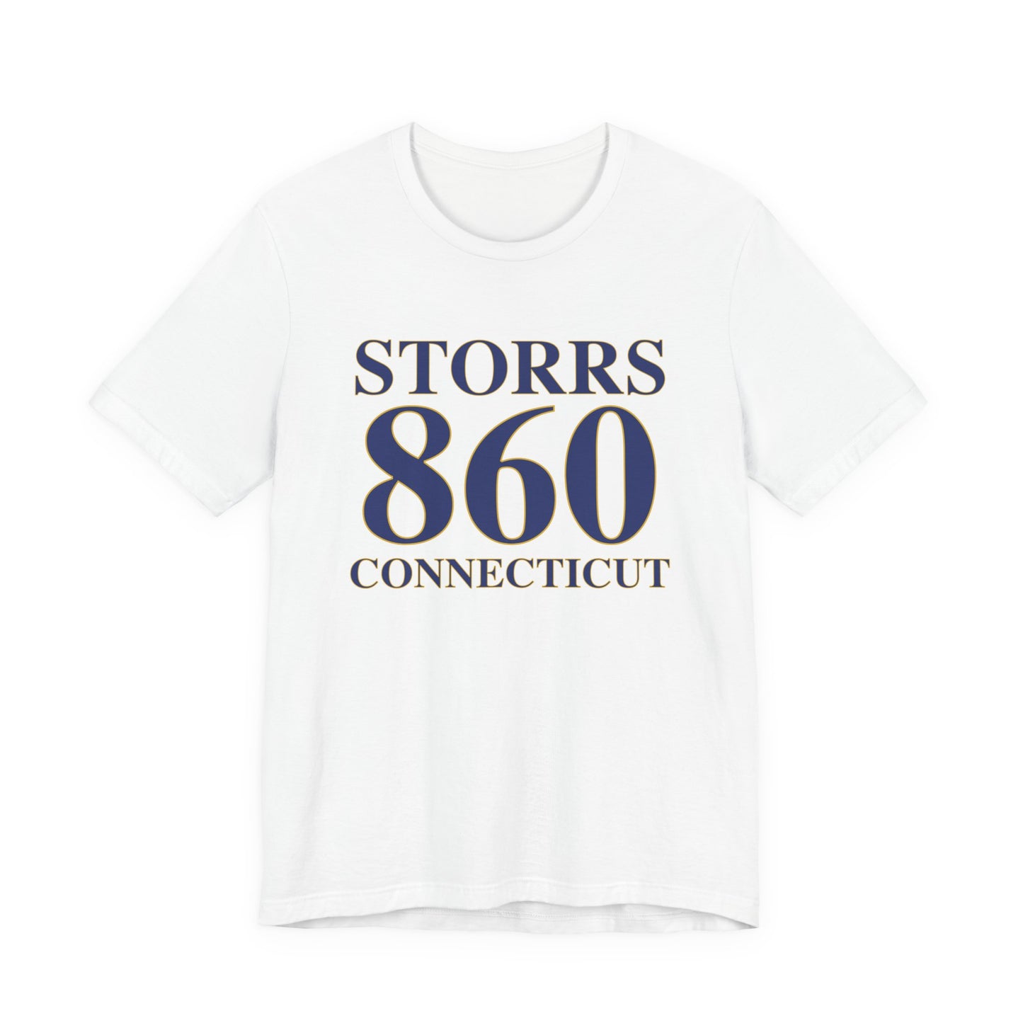 Storrs 860 Connecticut Unisex Jersey Short Sleeve T-Shirt