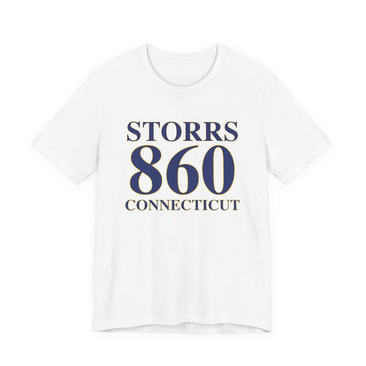 Storrs 860 Connecticut Unisex Jersey Short Sleeve T-Shirt