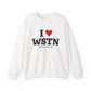 I Heart WSTN Unisex Heavy Blend™ Crewneck Sweatshirt