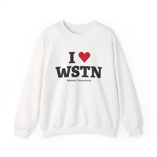 I Heart WSTN Unisex Heavy Blend™ Crewneck Sweatshirt