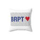 Bridgeport Love Spun Polyester Square Pillow