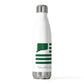 Woodbridge Connecticut St. Patrick’s Day Flag 20oz Insulated Bottle