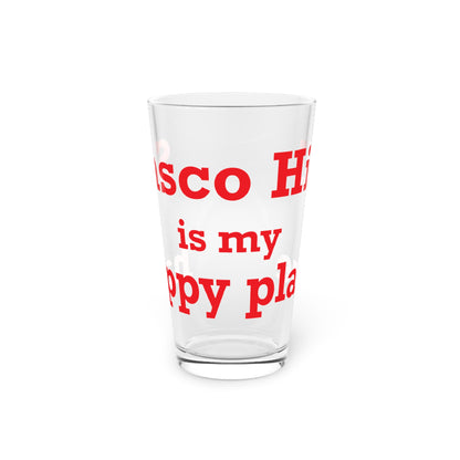 Sasco Hill is My Happy Place Pint Glass, 16oz